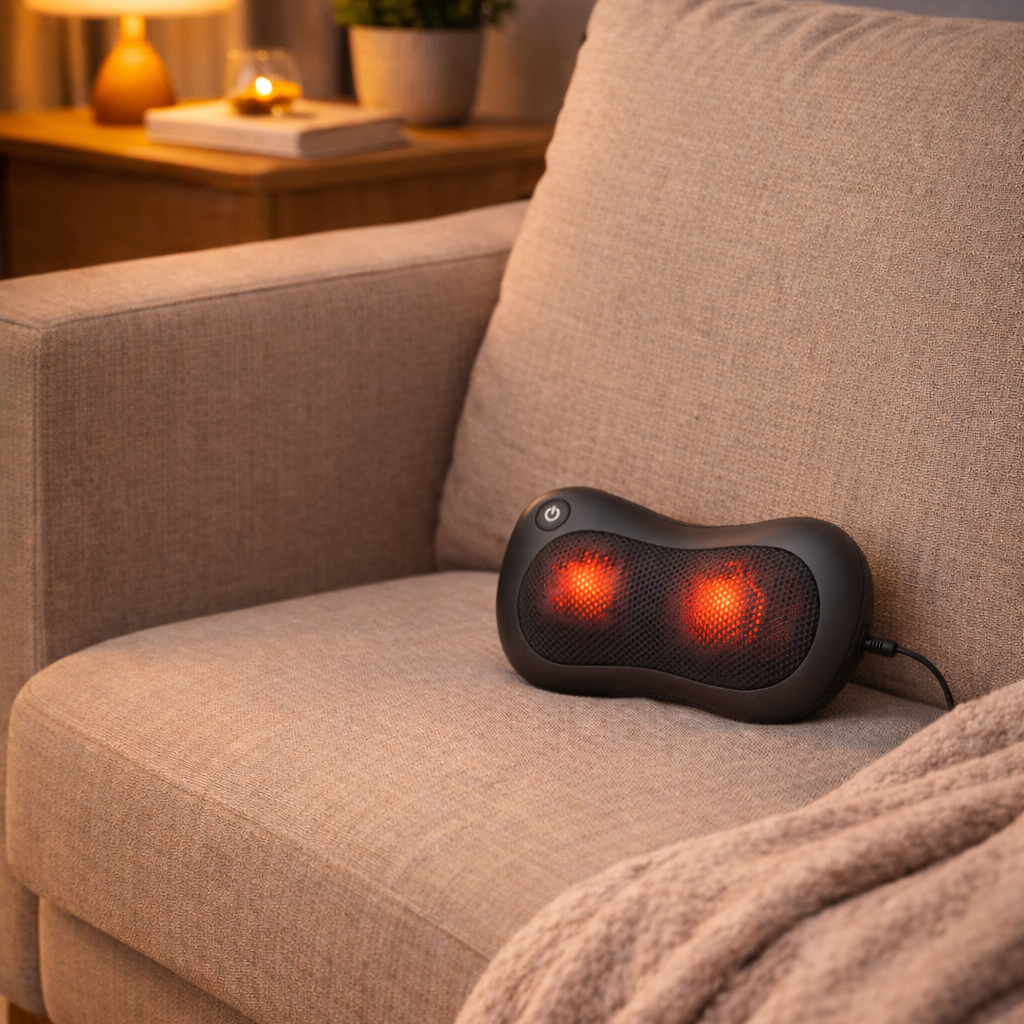 Oreiller de Massage Intelligent Chauffant