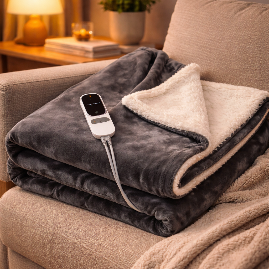 Plaid Chauffant Électrique Ultra Doux
